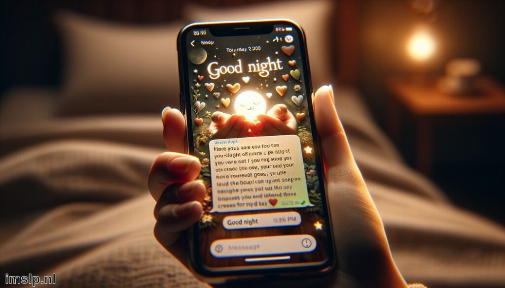 WhatsApp Welterusten wensen » Droom zoet met deze woorden