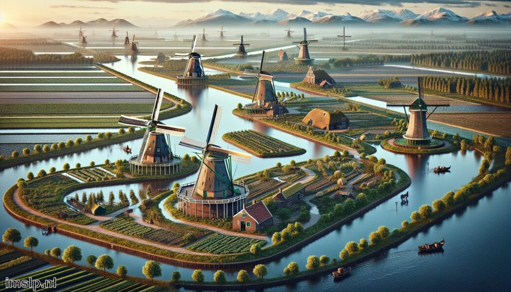 De molen, dijk en polder: hoe Nederland het land maakte